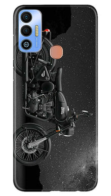 Royal Enfield Mobile Back Case for Tecno Spark 7T (Design - 340)