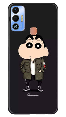 Shin Chan Mobile Back Case for Tecno Spark 7T (Design - 349)