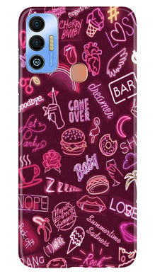 Party Theme Mobile Back Case for Tecno Spark 7T (Design - 350)