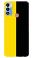 Black Yellow Pattern Mobile Back Case for Tecno Spark 7T (Design - 354)