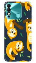 Racoon Pattern Case for Tecno Spark 8