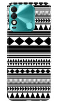 Black white Pattern Case for Tecno Spark 8