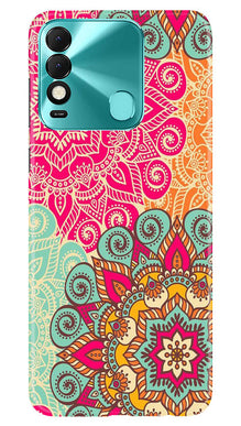Rangoli art Mobile Back Case for Tecno Spark 8 (Design - 6)