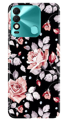 Pink rose Mobile Back Case for Tecno Spark 8 (Design - 12)