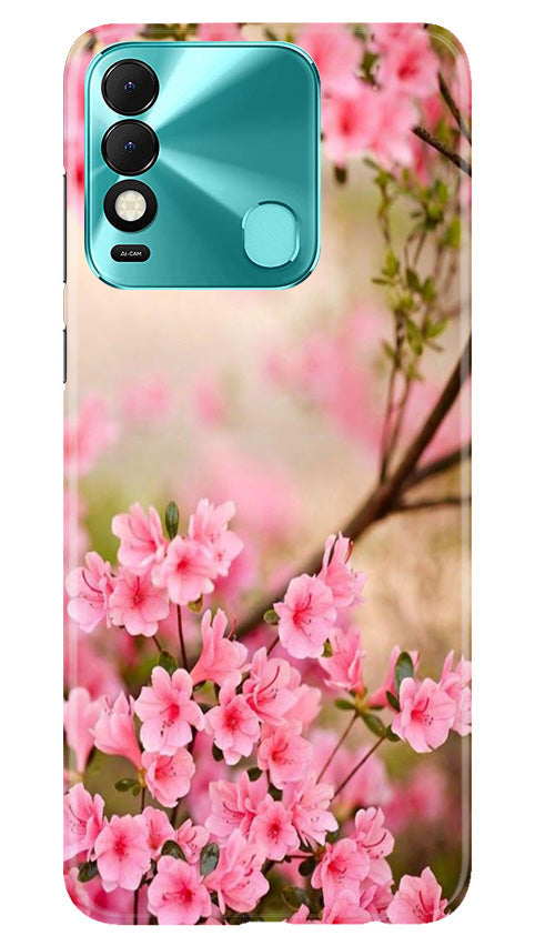 Pink flowers Case for Tecno Spark 8