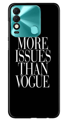 More Issues than Vague Mobile Back Case for Tecno Spark 8 (Design - 74)