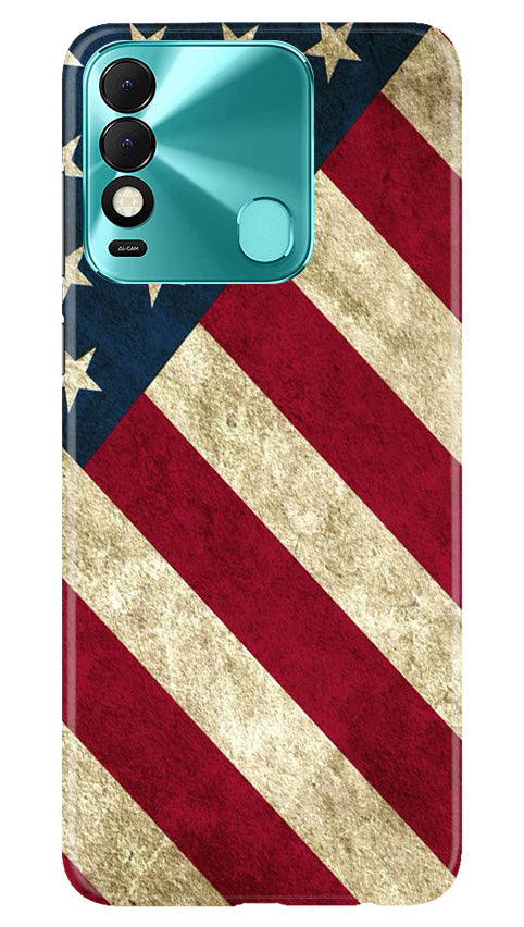 America Case for Tecno Spark 8