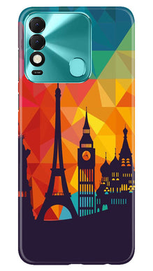 Eiffel Tower2 Mobile Back Case for Tecno Spark 8 (Design - 91)