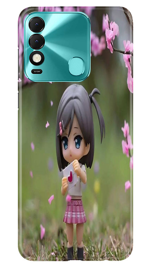 Cute Girl Case for Tecno Spark 8