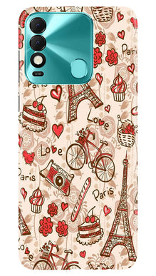 Love Paris Mobile Back Case for Tecno Spark 8  (Design - 103)