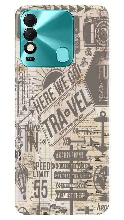 Travel Case for Tecno Spark 8  (Design - 104)