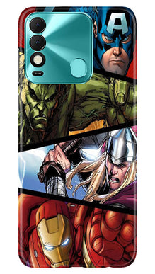 Avengers Superhero Mobile Back Case for Tecno Spark 8  (Design - 124)