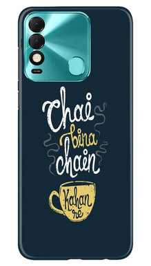Chai Bina Chain Kahan Mobile Back Case for Tecno Spark 8  (Design - 144)