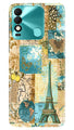 Travel Eiffel Tower Case for Tecno Spark 8 (Design No. 175)
