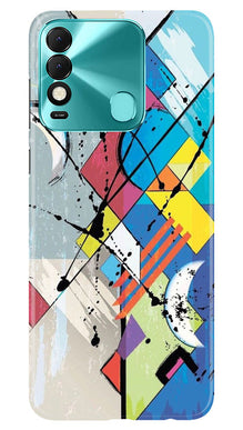 Modern Art Mobile Back Case for Tecno Spark 8 (Design - 203)