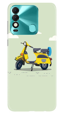 MotorCycle Mobile Back Case for Tecno Spark 8 (Design - 228)