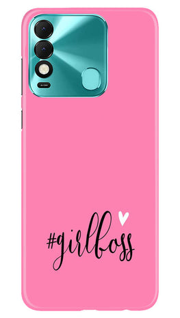 Girl Boss Black Case for Tecno Spark 8 (Design No. 237)