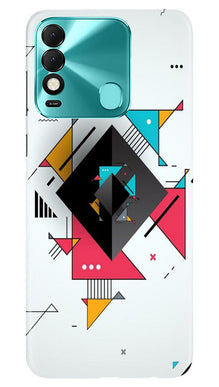 Diffrent Four Color Pattern Mobile Back Case for Tecno Spark 8 (Design - 244)