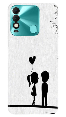 Apple Logo Mobile Back Case for Tecno Spark 8 (Design - 251)