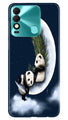 Panda Bear Mobile Back Case for Tecno Spark 8 (Design - 279)