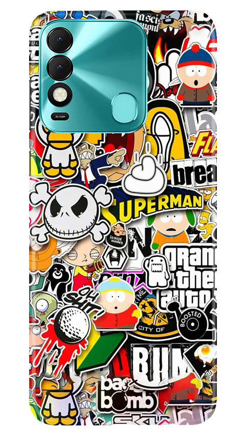 Panda Mobile Back Case for Tecno Spark 8 (Design - 281)