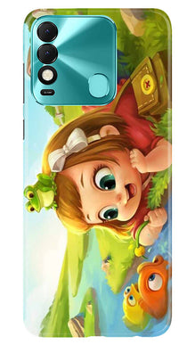Baby Girl Mobile Back Case for Tecno Spark 8 (Design - 301)
