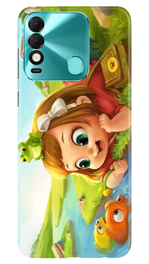 Baby Girl Mobile Back Case for Tecno Spark 8 (Design - 301)