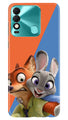 Cartoon Mobile Back Case for Tecno Spark 8 (Design - 306)