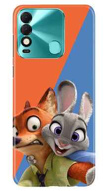 Cartoon Mobile Back Case for Tecno Spark 8 (Design - 306)