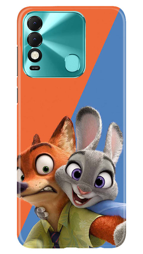 Cartoon Mobile Back Case for Tecno Spark 8 (Design - 306)