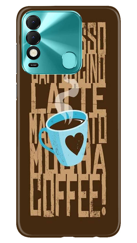Love Coffee Mobile Back Case for Tecno Spark 8 (Design - 311)