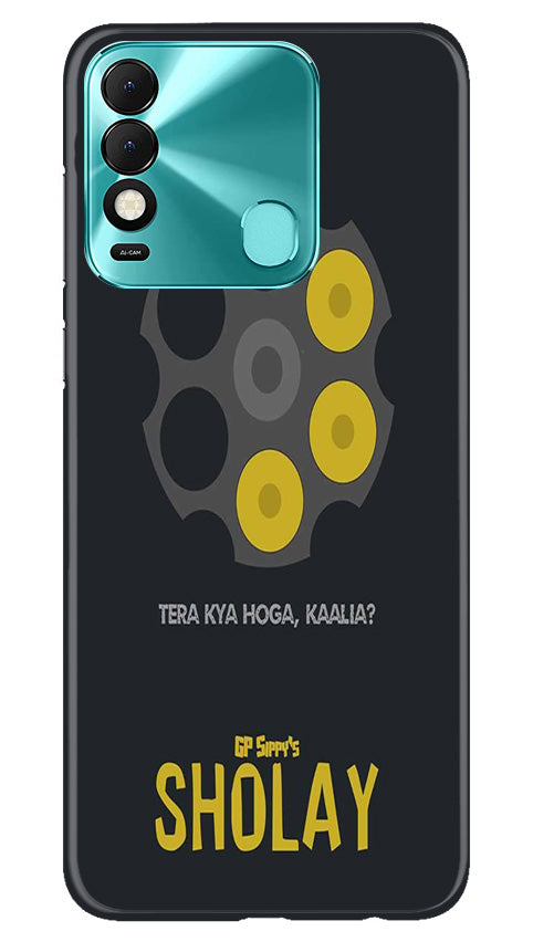 Sholay Mobile Back Case for Tecno Spark 8 (Design - 316)