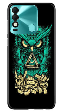 Owl Mobile Back Case for Tecno Spark 8 (Design - 317)