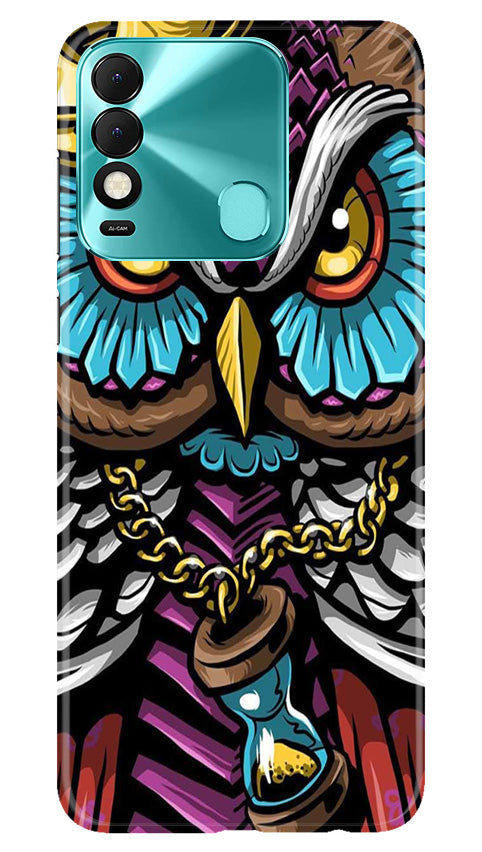 Owl Mobile Back Case for Tecno Spark 8 (Design - 318)
