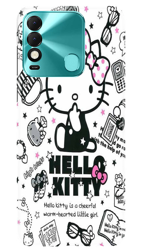 Hello Kitty Mobile Back Case for Tecno Spark 8 (Design - 320)