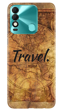 Travel Mobile Back Case for Tecno Spark 8 (Design - 334)