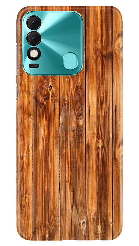 Wooden Texture Mobile Back Case for Tecno Spark 8 (Design - 335)
