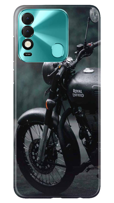 Royal Enfield Mobile Back Case for Tecno Spark 8 (Design - 339)