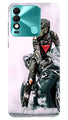 Biker Mobile Back Case for Tecno Spark 8 (Design - 342)