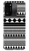 Black white Pattern Case for Tecno Spark 8C