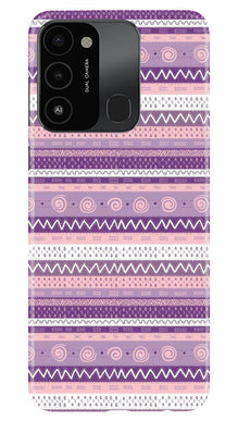 Zigzag line pattern3 Mobile Back Case for Tecno Spark 8C (Design - 11)