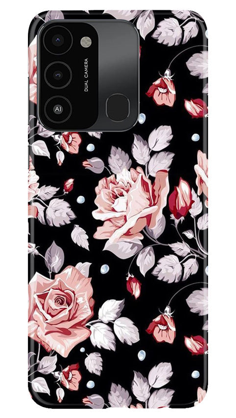 Pink rose Case for Tecno Spark 8C