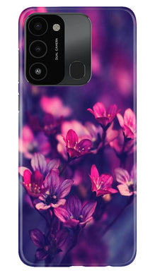 flowers Mobile Back Case for Tecno Spark 8C (Design - 25)