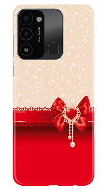 Gift Wrap3 Mobile Back Case for Tecno Spark 8C (Design - 36)