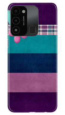 Purple Blue Mobile Back Case for Tecno Spark 8C (Design - 37)