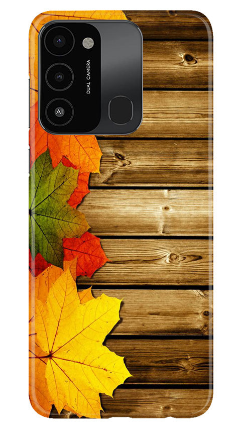 Wooden look3 Case for Tecno Spark 8C