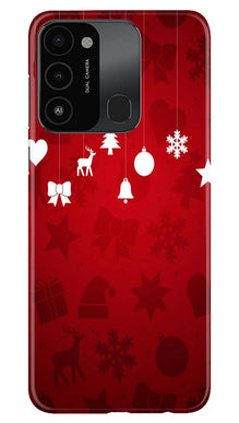 Christmas Mobile Back Case for Tecno Spark 8C (Design - 78)