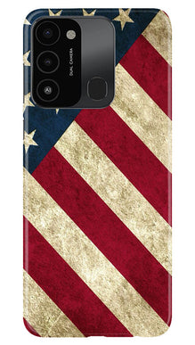 America Mobile Back Case for Tecno Spark 8C (Design - 79)