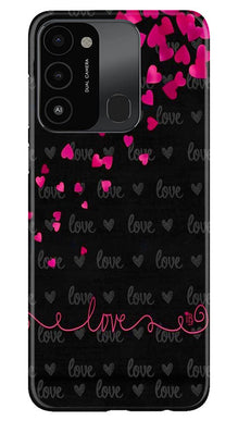 Love in Air Mobile Back Case for Tecno Spark 8C (Design - 89)
