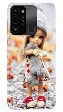 Cute Doll Mobile Back Case for Tecno Spark 8C (Design - 93)